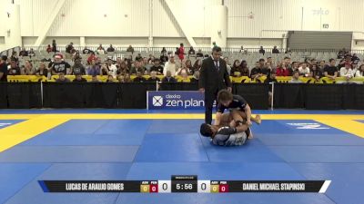 Daniel Michael Stapinski vs Lucas De Araujo Gomes 2025 World IBJJF Jiu-Jitsu No-Gi Championship