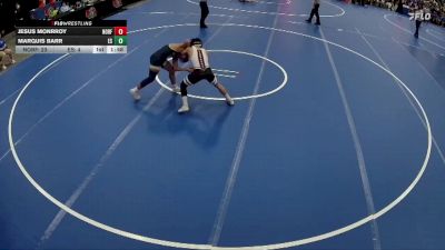 132 lbs Semis & 1st Wrestleback (8 Team) - Marquis Barr, Elkhorn South vs Jesus Monrroy, Norfolk