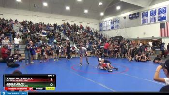 45-49 lbs 3rd Place Match - Jolie Schlaht, Terminators Wrestling vs Aaron Valenzuela, Rough House Wrestling