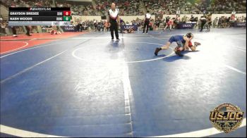 52 lbs Consi Of 16 #2 - Grayson Bresee, Seneca Youth Wrestling Club vs Nash Woods, Duncan Demon Wrestling