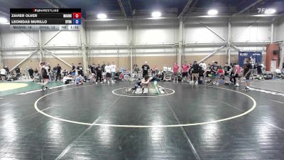 88 lbs Rr Rnd 8 - Zavier Olver, Mat Assassins Red - MSE vs Leonidas Murillo, Dynasty Death Row - MSE