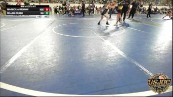 61 lbs Consi Of 8 #1 - Magnolia Benton, Honey Badgers Wrestling Club vs Teller Crane, Shelton Wrestling Academy