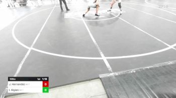 58 lbs Rr Rnd 2 - Jesse Hernandez, No Team vs Isaiah Algien, No Team