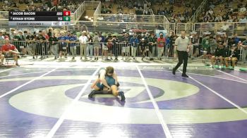 175 1A Champ. Round 1 - Jacob Bacon, Aubrey Rogers vs Ethan Stone, Pine Crest