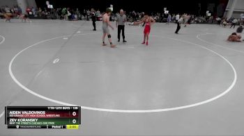 138 lbs Champ. Round 4 - Aiden Valdovinos, Rio Grande City High School Wrestling vs Zev Koransky, Beat The Streets Chicago-Oak Park