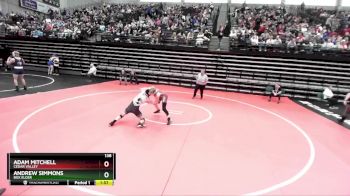 138 lbs Cons. Round 3 - Andrew Simmons, Box Elder vs Adam Mitchell, Cedar Valley