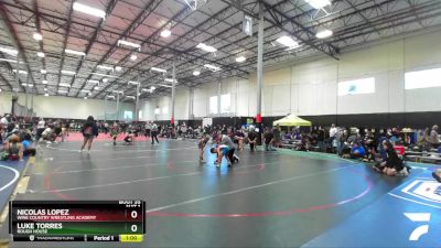 45-49 lbs Round 3 - Luke Torres, Rough House vs Nicolas Lopez, Wine Country Wrestling Academy