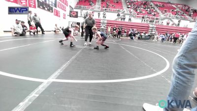 64 lbs Final - Bowen Leavitt, Ponca City Wildcat Wrestling vs BOWEN RYAL, Tuttle Wrestling