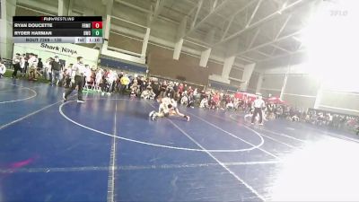 135 lbs Cons. Round 2 - Ryan Doucette, RWC- Roy Wrestling Club vs Ryder Harman, Defiant Wrestling Club