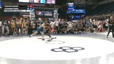 120 lbs Cons. Rd Of 16 - Donovan Jenkins, Florida vs Alejandro Perez, Colorado