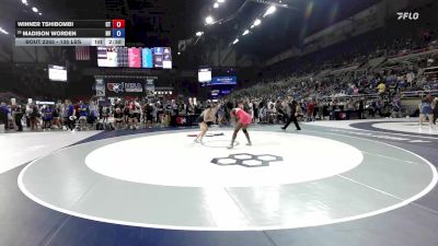 135 lbs Cons. Sub-rd Of 32 - Winner Tshibombi, CT vs Madison Worden, NV