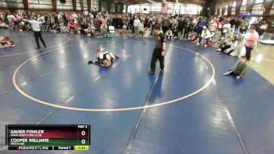 95 lbs Cons. Round 4 - Xavier Fowler, Davis Wrestling Club vs Cooper Williams, Westlake