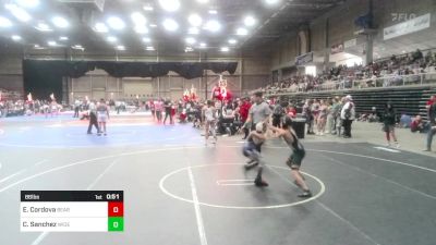 86 lbs Consolation - Ethan Cordova, Bear Creek Jr. Wrestling vs Chris Sanchez, Widefield WC