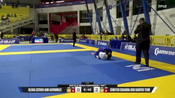 Olivia Esther Ann Authorlee vs Jeniffer Eduarda Dos Santos Tenó 2026 World Jiu-Jitsu IBJJF Championship