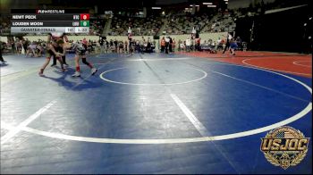 67 lbs Quarterfinal - Newt Peck, Hinton Takedown Club vs Louden Moon, Louisiana Muggers