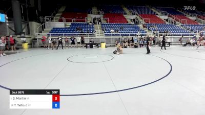 113 lbs Rnd Of 32 - Graydon Martin, VA vs Tanner Telford, UT