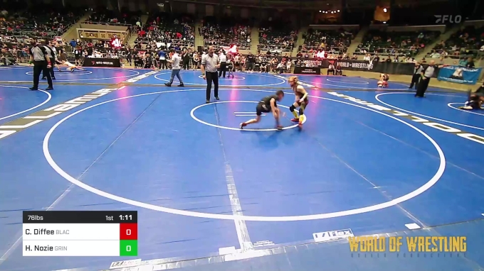 76 lbs Round Of 32 - Czarlie Diffee, Black Fox Academy vs Hayden Nozie ...
