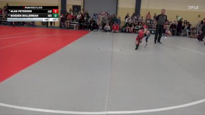 55 lbs Cons. Round 3 - Alan Petersen, American Outlaws Wrestling vs Boeden Bullerman, Heartland Wrestling Academy