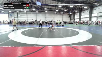 132 lbs Rr Rnd 3 - Liam Lawler, TNWC Black - HSB vs Frank Leanza, LAW Blue - HSB