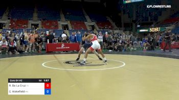 126 lbs Cons 64 #2 - Roman De La Cruz, Texas vs Connor Wakefield, Minnesota