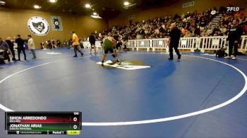 190 lbs Quarterfinal - Simon Arredondo, Bullard vs Jonathan Arias, Garces Memorial