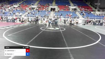 127 lbs Rnd Of 64 - Cambrie Lawrence, Michigan vs Ashley Cannon, Utah
