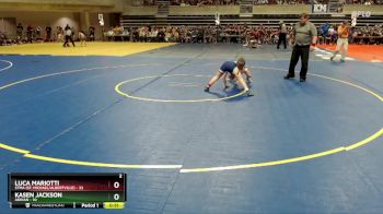 88 lbs Semis (4 Team) - Luca Mariotti, STMA (St. Michael/Albertville) vs Kasen Jackson, Adrian