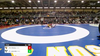 165 lbs Final - Meghan Wiebe, Sharon vs Emma Leonido, Hanover
