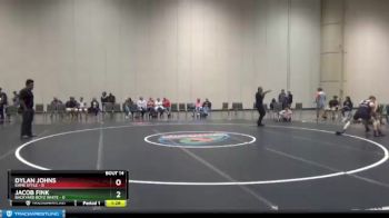 135 lbs Round 5 (6 Team) - Jacob Fink, Backyard Boyz White vs Dylan Johns, Kame Style