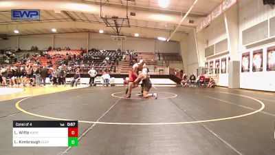 215 lbs Consi Of 4 - Luke Witte, Kiefer High School vs Leland Kimbrough, Cleveland Public Schools