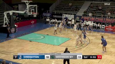 Replay: Michigan State Vs. Creighton | 2023 Women's Cancun Challenge