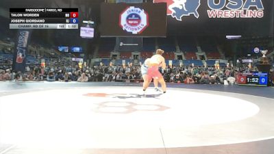215 lbs Champ. Rd Of 16 - Talon Worden, Missouri vs Joseph Giordano, New Jersey