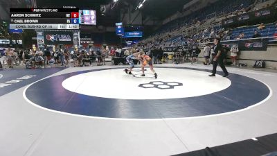 157 lbs Cons. Sub-rd Of 16 - Aaron Schmitz, Montana vs Cael Brown, Pennsylvania