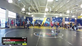 150 lbs Round 6 (8 Team) - Terrance Shields, SOWA / HWC BLUE vs Koen Falk, Griffin Fang