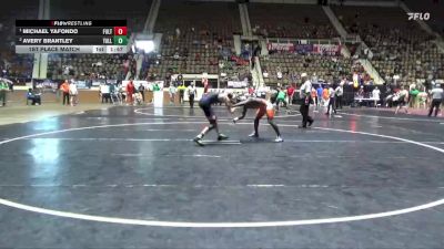 1A-4A 144 1st Place Match - Michael Yafondo, Fultondale vs Avery Brantley, Tallassee