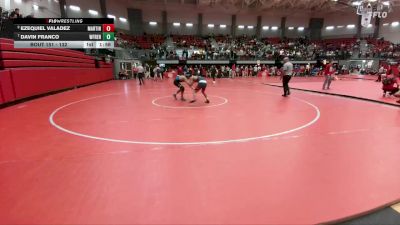 132 lbs Quarterfinal - Davin Franco, Wolfforth Frenship vs Ezequiel Valadez, Arlington Martin