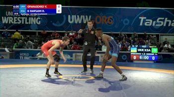 57 kg Qualif. - Vladlen Opanasenko, Ukr vs Rayan Mazen Hawsawi, Ksa