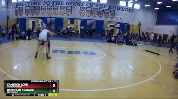 115 lbs Quarterfinal - Rebekkah Kinkade, South Dade vs Cameron Lord, Florida Phoenix