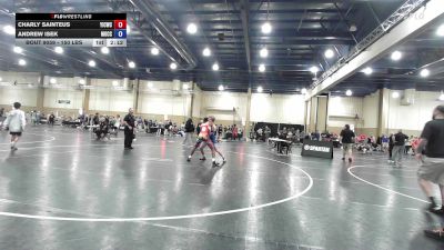 150 lbs Quarterfinal - Charly Sainteus, Youth Impact Center Wrestling Club vs Andrew Isek, ATT / Mocco Wrestling