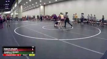 100 lbs Round 4 (10 Team) - Raelyn Wilson, Nebraska Tidal Wave vs Isabella Heaney, Peg Leg Legion