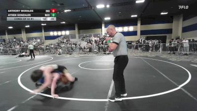 157 lbs Consi Of 64 #1 - Anthony Morales, Knights WC vs Ayden Gonzales, Wasco Yourh Wrestling
