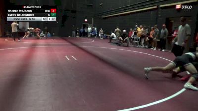 S-18 lbs Round 2 - Hayden Wiltfang, Benton Community Wrestling Clu vs Avery Geldenhuys, Empire Academy