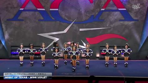 Spirit of Texas - Miss Violet [2026 L1.1 Youth - PREP - Small] 2026 ACA Grand Nationals