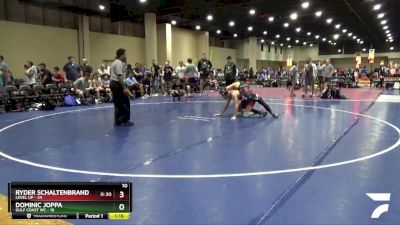 165 lbs 4th Wrestleback (32 Team) - Ryder Schaltenbrand, Level Up vs Dominic Joppa, Gulf Coast WC