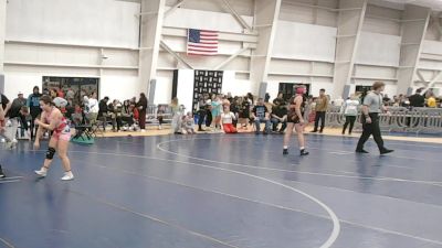 112.4-119.4 lbs Cons. Sub-semis - Hailey Abarca, Casper Wrestling Club vs Harper Hyita, Cougars Wrestling Club