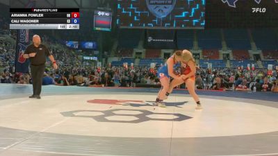 155 lbs Cons. Rd Of 64 - Arianna Fowler, OH vs Cali Wagoner, KS