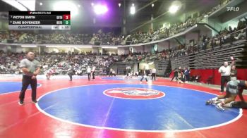 157-6A Quarterfinal - Victor Smith, Grovetown vs Zane Bovenizer, West Forsyth