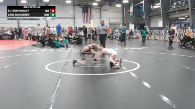 76 lbs Round 4 - 2:15pm Saturday - Sutton Hawley, Oklahoma Elite vs Cael Schlueter, Rough House W.C., CA