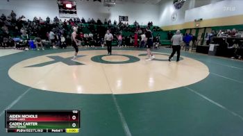 150 lbs Cons. Semi - Aiden Nichols, Ocean Lakes vs Caden Carter, Great Bridge