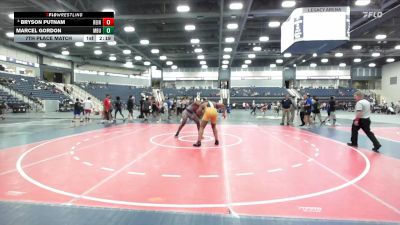 197 lbs 7th Place Match - Marcel Gordon, Missouri Baptist University vs Bryson Putnam, Reinhardt University (GA)